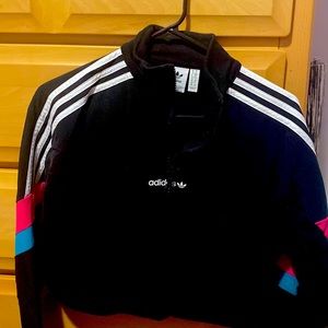 Cropped Adidas Fleece Zip